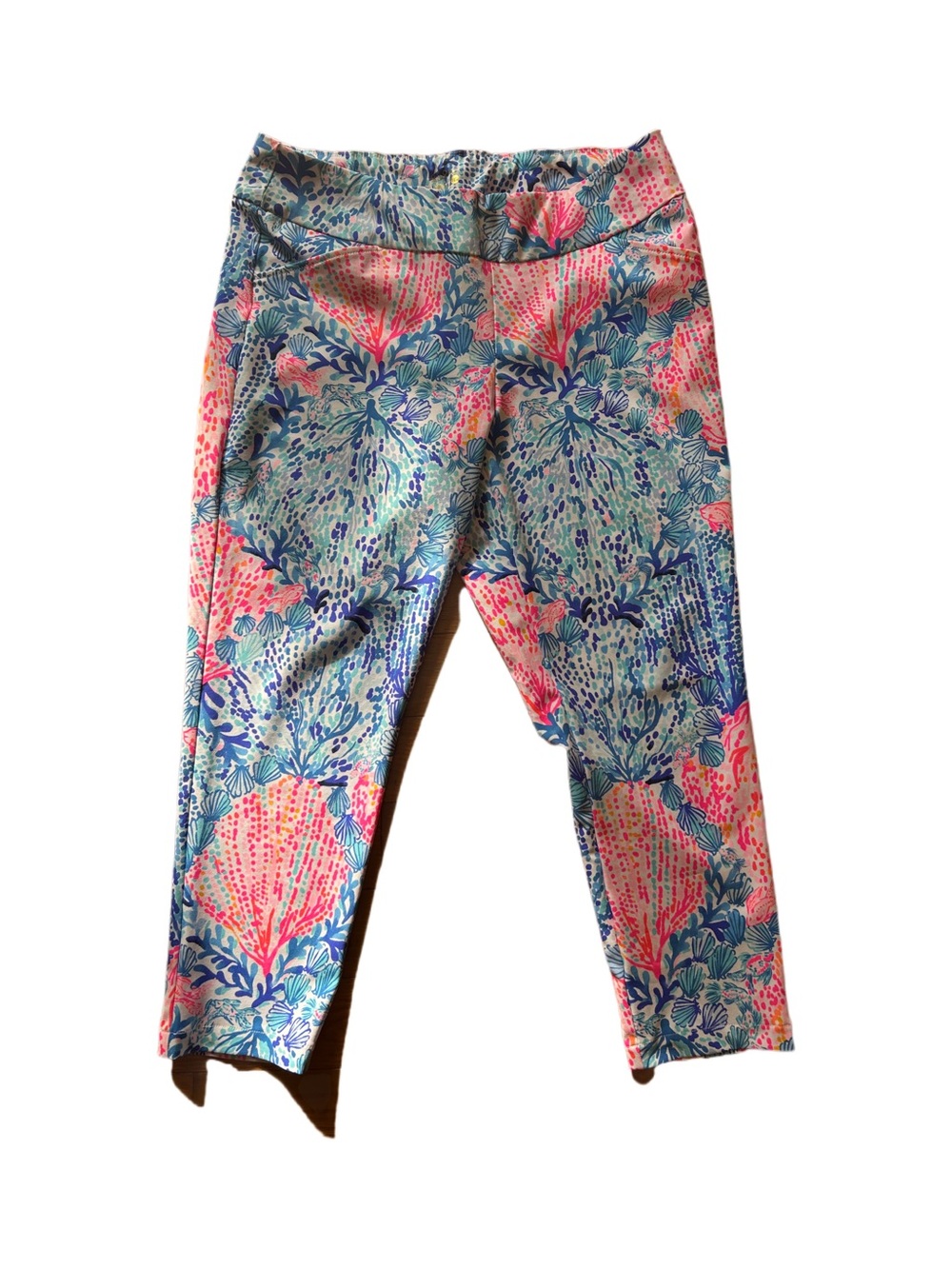 Lilly Pulitzer UPF 50+ Luxletic Weekender High Rise Cr size 16 MONICA SWAY - Picture 3 of 7